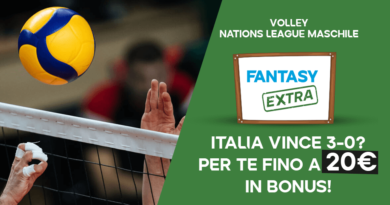 Promozioni scommesse Italia-Argentina Volley