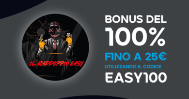 Bonus Benvenuto EASY100