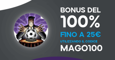 bonus benvenuto mago100