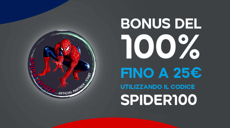 Bonus benvenuto spider100