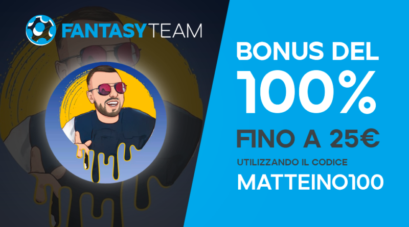 bONUS BENVENUTO matteino100