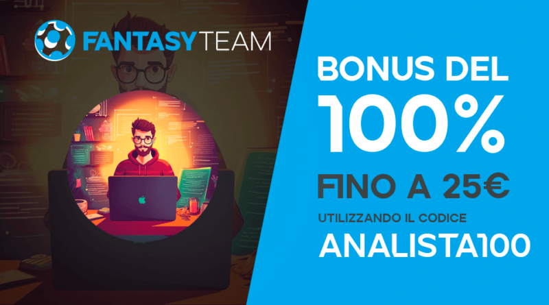 Bonus Benvenuto ANALISTA100