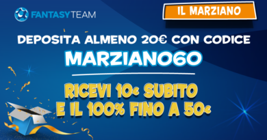 Bonus Benvenuto MARZIANO60