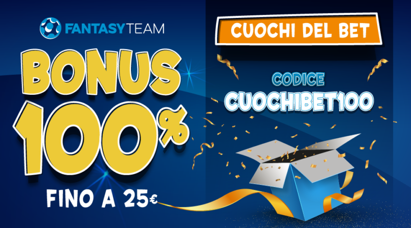 Bonus Benvenuto CUOCHIBET100